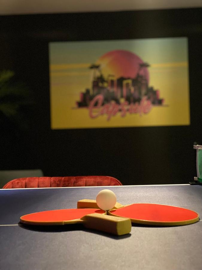 לייבה Capsule Miami Vice - Jacuzzi - Billard - Ecran Cinema & Netflix - Ping-Pong - Nintendo & Jeux- מראה חיצוני תמונה